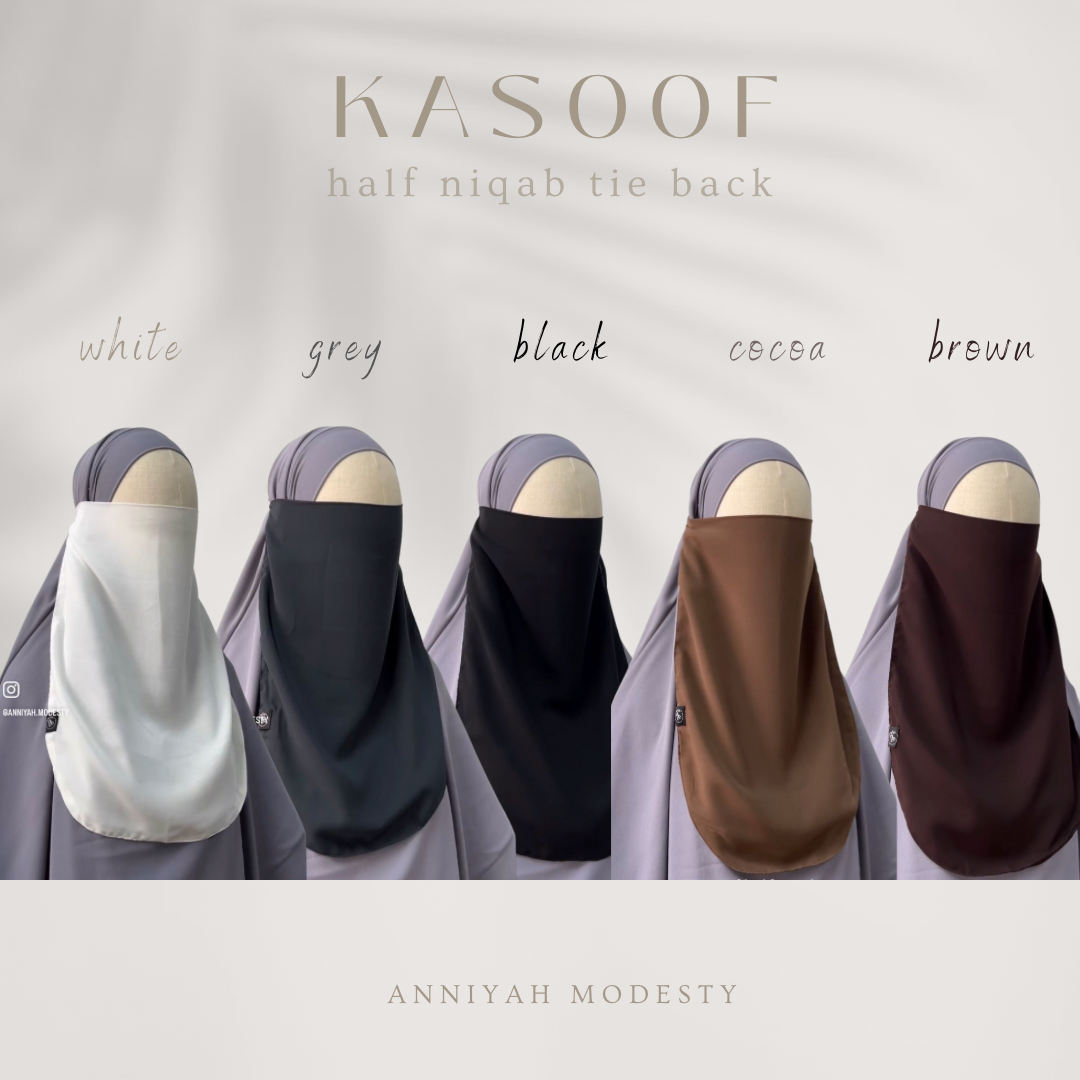 KASOOF HALF NIQAB LONG