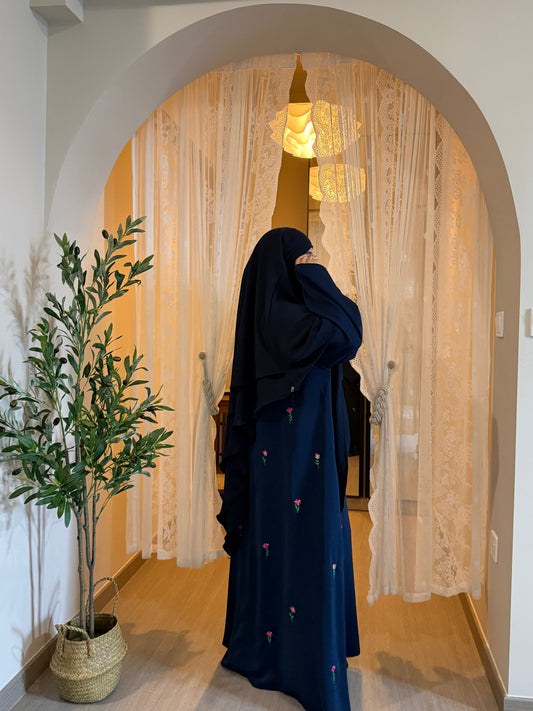 ZAHRA ABAYA PLAIN SLEEVES