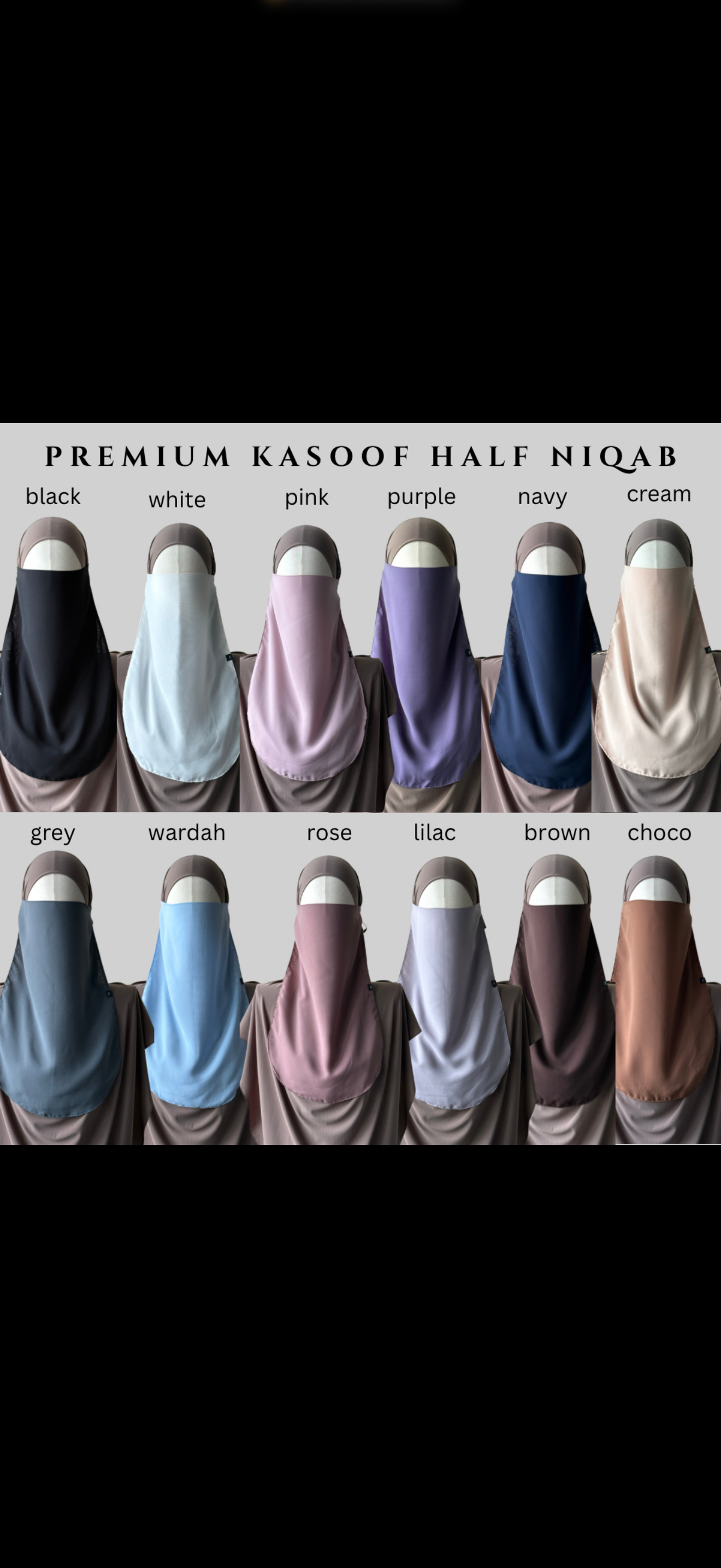 KASOOF HALF NIQAB
