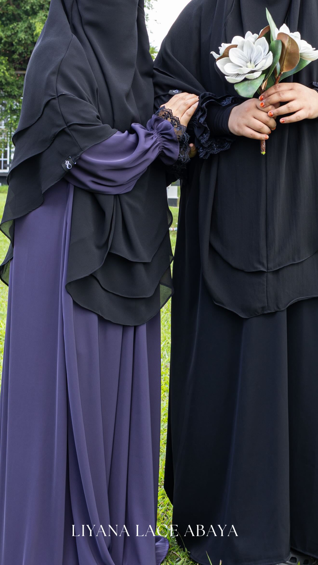 LIYANA LACE ABAYA