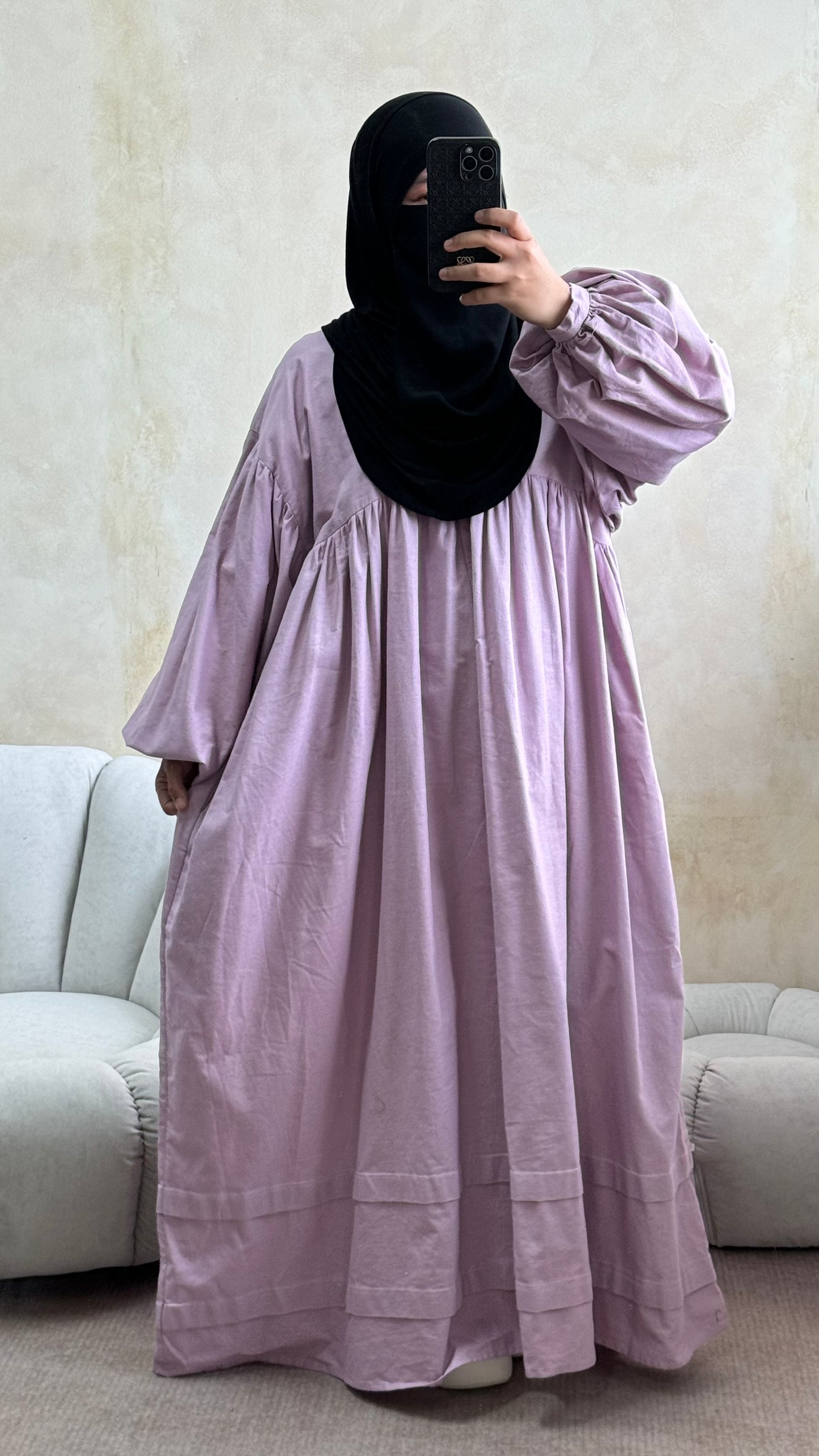 Safirah linen abaya