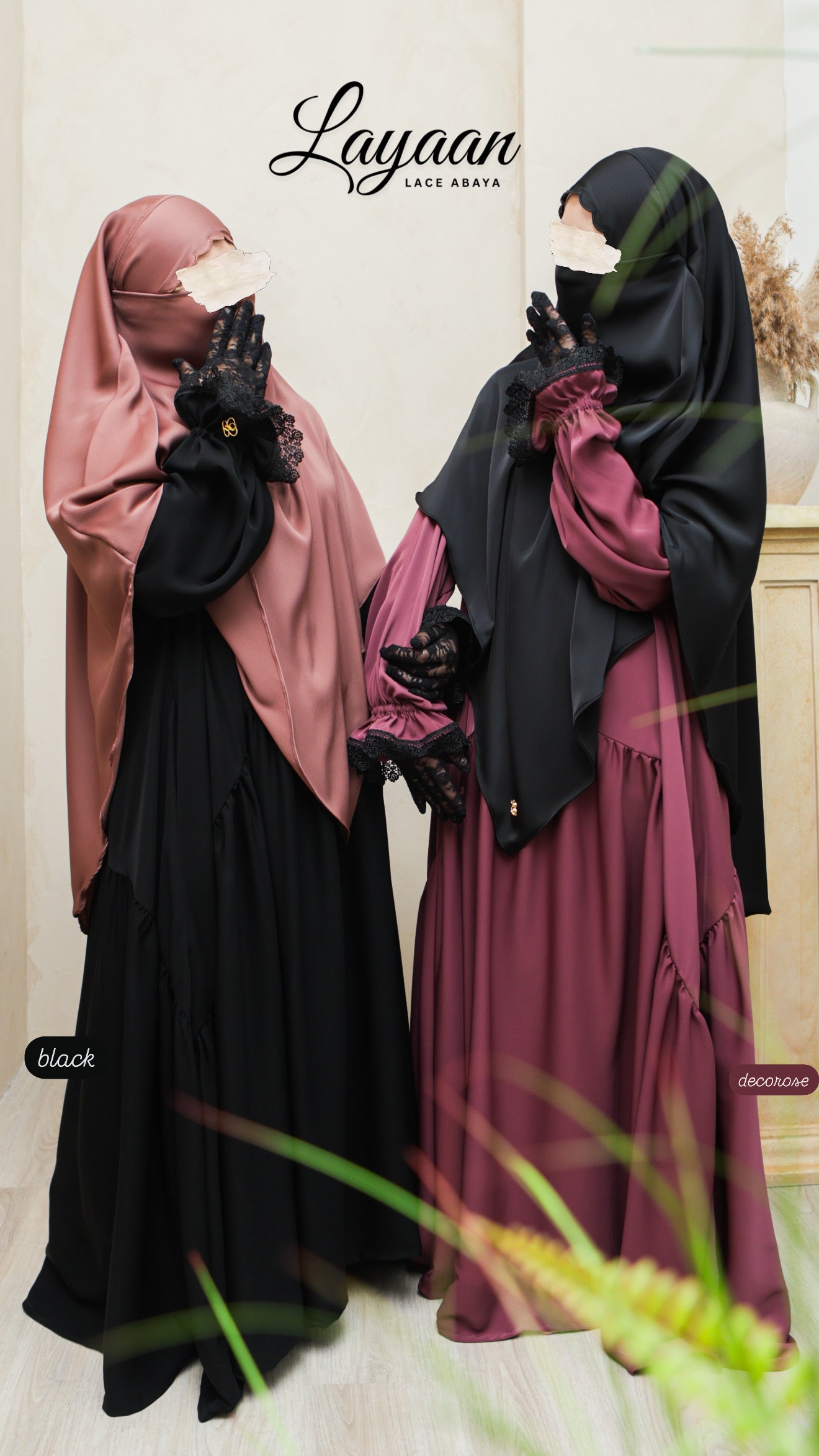 LAYAAN LACE ABAYA