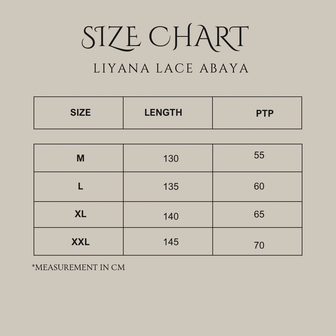 LIYANA LACE ABAYA