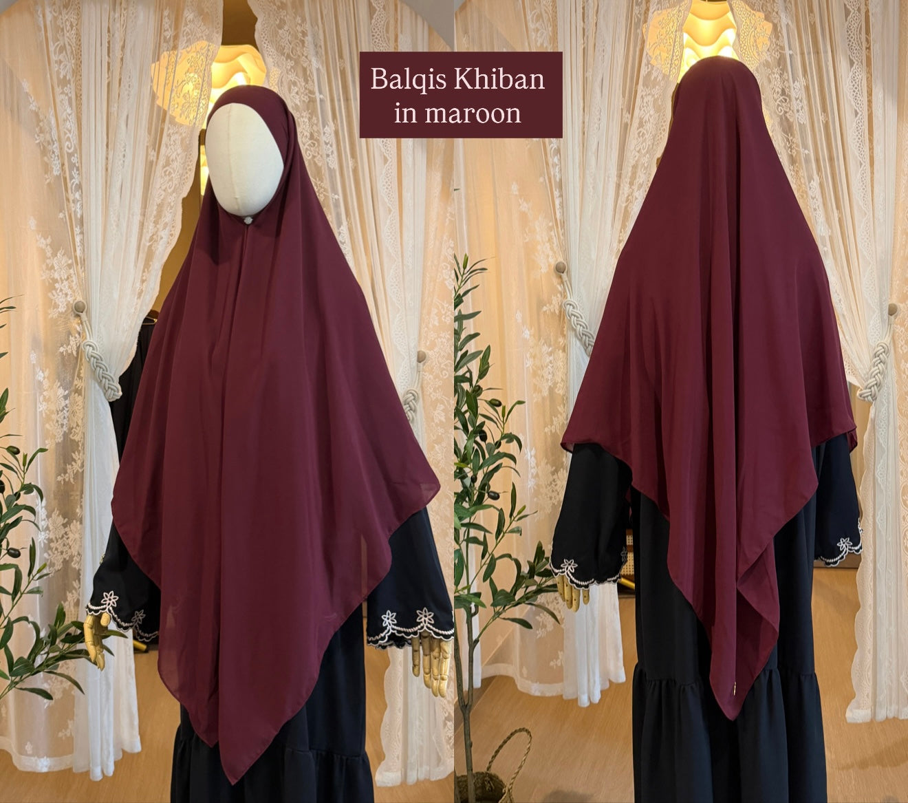 KHIBAN BALQIS TIE-BACK