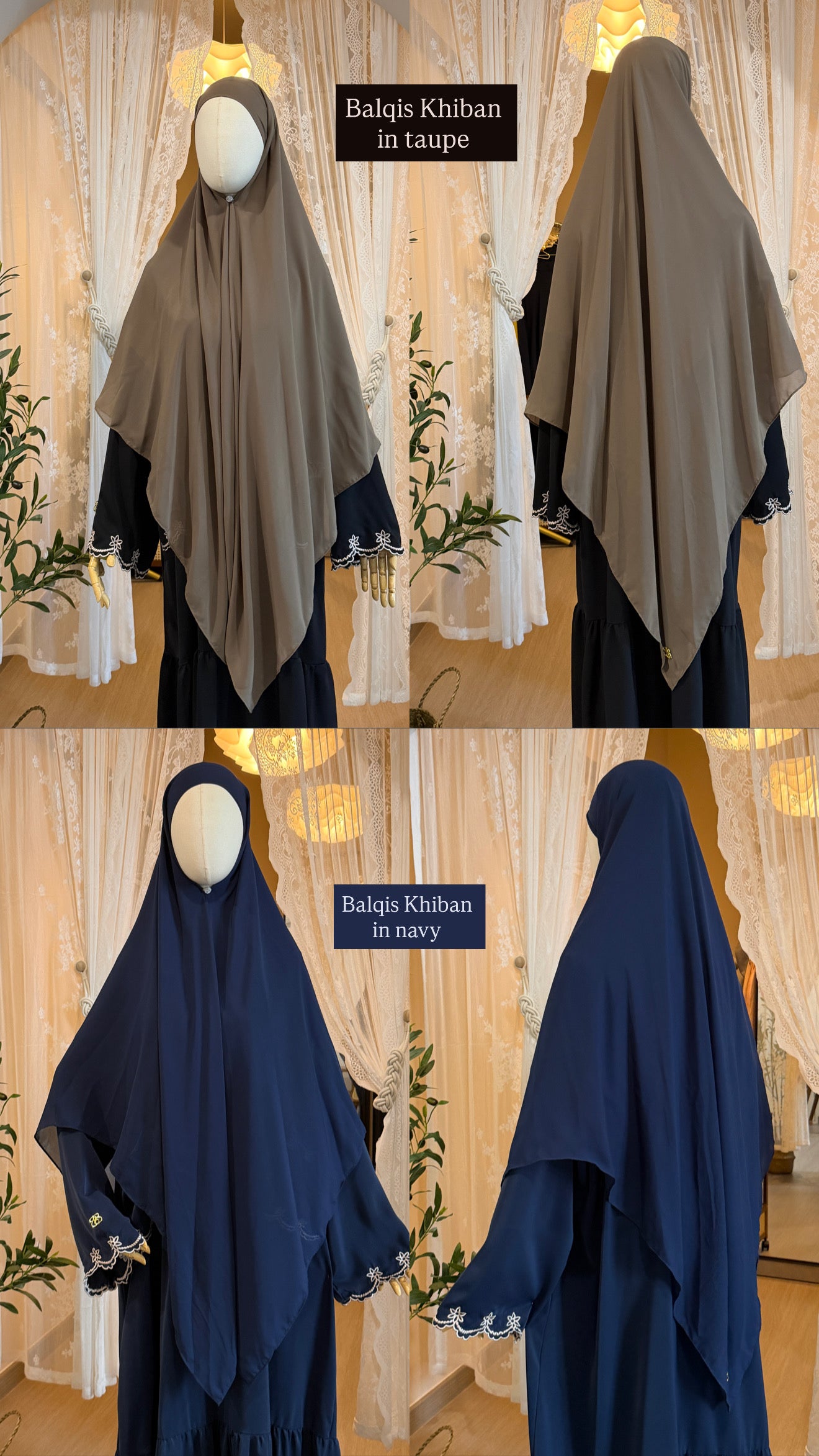 KHIBAN BALQIS TIE-BACK