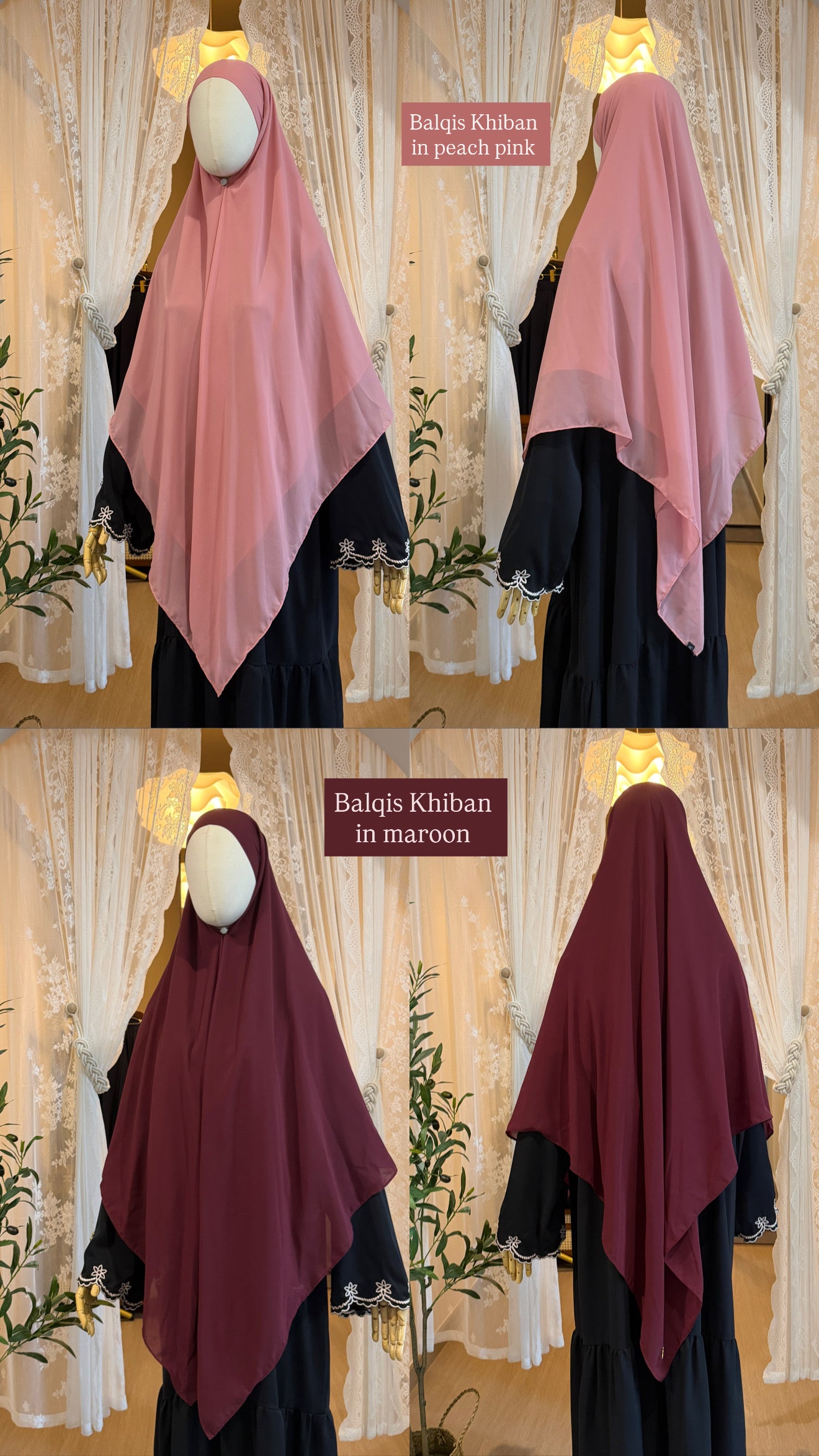KHIBAN BALQIS TIE-BACK