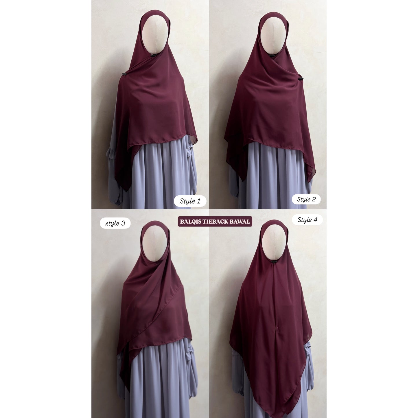 KHIBAN BALQIS TIE-BACK